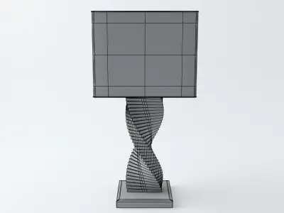 Spiral Table Lamp 3D model