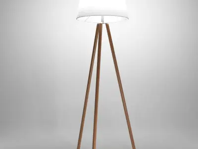 Tripod Stand Lamp 3D model