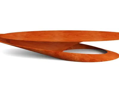 Alavus Large Coffee Table Low-poly 3D model