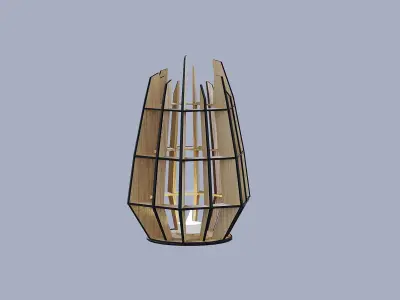 Decorative tea light stand 3D model