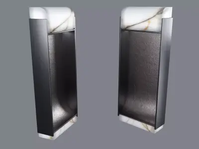 Wall light H  Low-poly 3D model