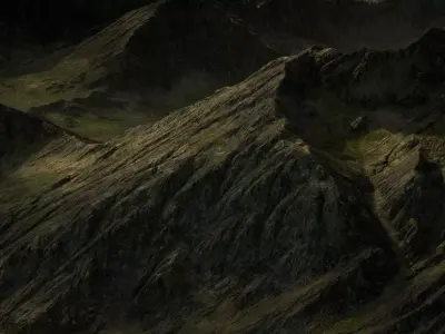 Mountain Range 03 3D model