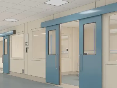 Hospital Hall 3D model