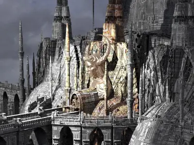 Covenant  Holy Temples Kit bash 3D model