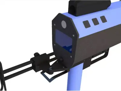 Traffic laser speed 3D model