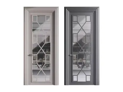 Modern entrance door 45 3D model