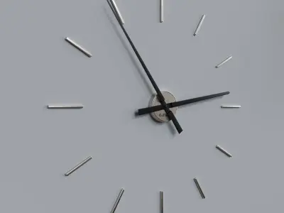 Wall Clock BsB Design Segments 3D model