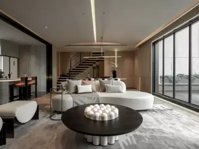 Sectional sofa 3D model 3D model