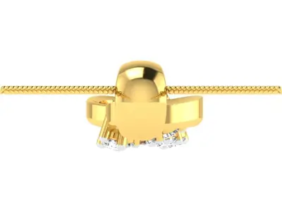 Solitaire Women Pendants 3dm STL FBX OBJ Render Details 3D print model purchase