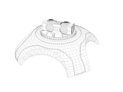 Planetary Double Canon 3D model