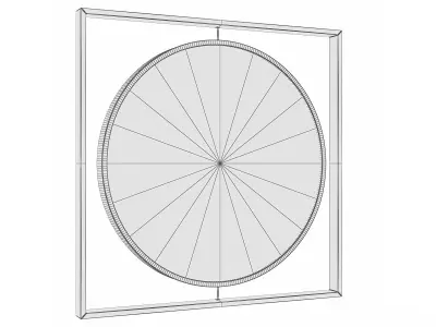 Mirror in a metal frame GZ-M1064 3D model