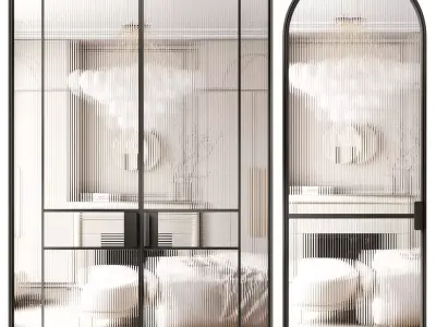 Art deco doors 7 3D model