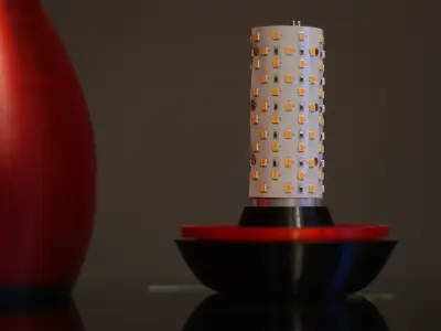 Flame - Lamp 3D print model