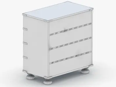 0324 - Dresser Free 3D model