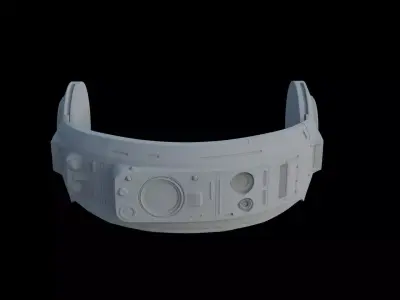 Sci-Fi - Soldier Equipment Elements 3D model