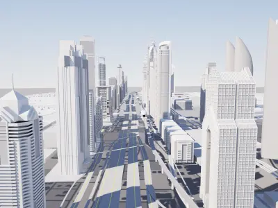 Dubai International Financial Centre 3D model