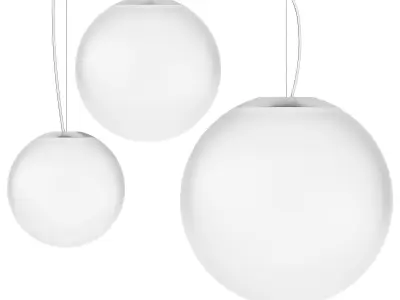 Smoke Pendant Lamp by Panzeri 3D model