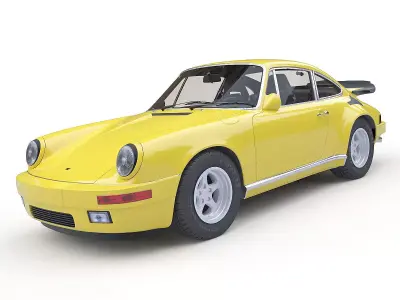 1987 RUF CTR Yellowbird 3D model