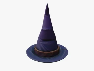Wizard Hat Low-poly 3D model