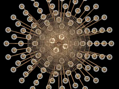 Restoration Hardware Marignan chandelier 3D model