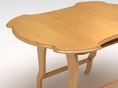 Wooden Table 3D model