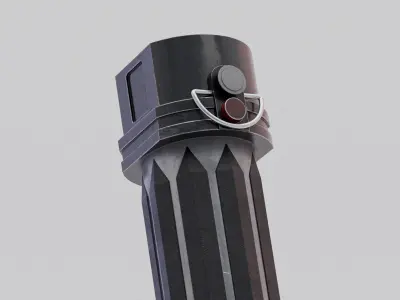 Custom Lightsaber 3D model