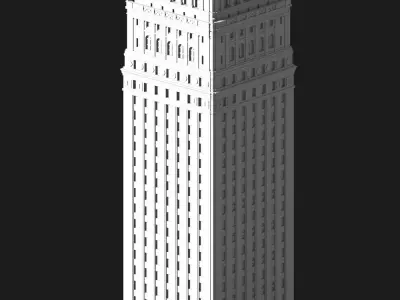 Thurgood Marshall Courthouse 3D print model