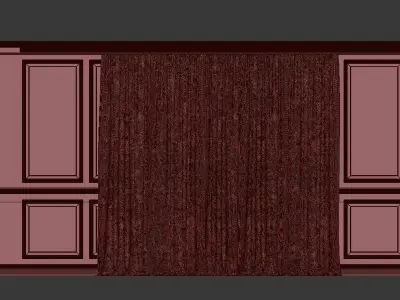 Curtain Set 96 3D model