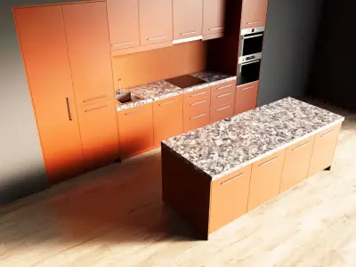 103-Kitchen7 matte 9 3D model