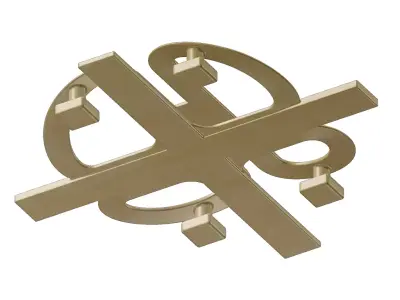 Wooden Premium Butterfly Bridge Toy 3D model