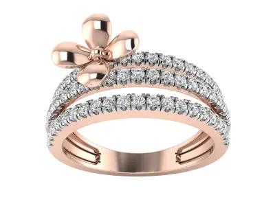 Women Ring  Render 3dm STL OBJ FBX Details 3D print model 269