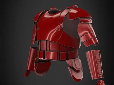 The Mandalorian Imperial Praetorian Guard Armor for Cosplay 3D print model