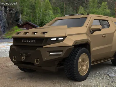  Sand Colored SUV Rezvani Vengeance Simplified 