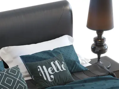 Faina bed 3D model