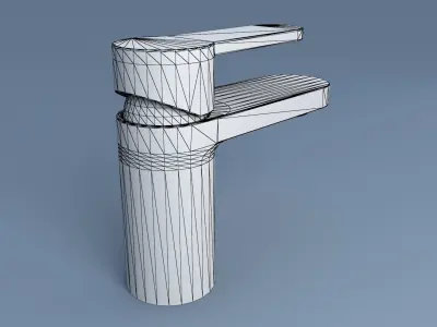 Monobloc Tap Low-poly 3D model