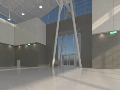 Exhibition Center 3D model