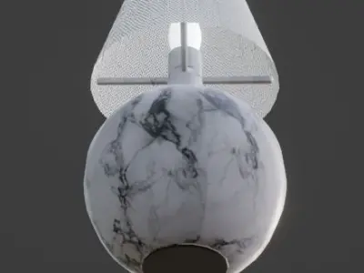 Modern Lamp Low-poly 3D model