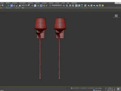 Antasia Wall Sconce Low-poly 3D model