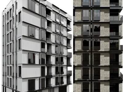 RESIDENTIAL BUILDING NO91 A 3D model