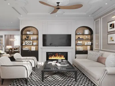 1st floor - Mr L House - Titan6 - Max OBJ SKP FBX Simlab Collada 3D model