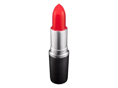 Red Lipstick Low-poly 3D model