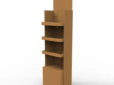 Point of Sale Cardboard Display Stand Texture