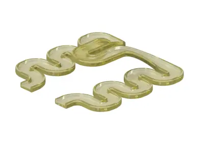 Transparent Baby Racetrack Toy 3D model