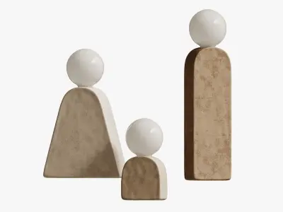 Handmade Mima Table Lamp 3D model