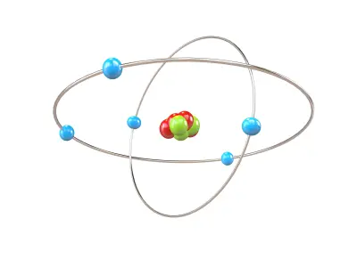 Boron Chemical Element v2 002 Low-poly 3D model