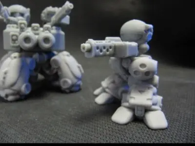 CHIBI-TECH SD - CORP MK IV HATCH GUNNER 3D print model
