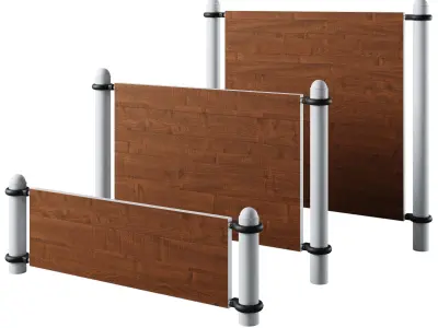 Equipment for dog training grounds 3D model