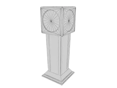 Hong Kong Traffic Sign Light Box 3D model