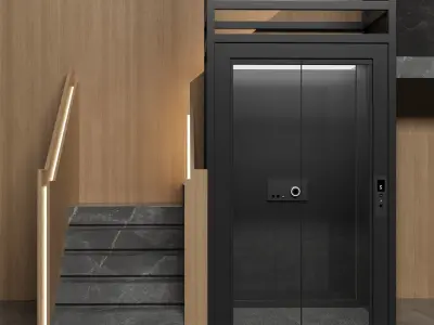 Villa elevator Free 3D model