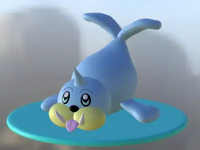 Pokemon seel 3D print model